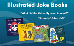 Illustrated Joke Book Series Banner image.